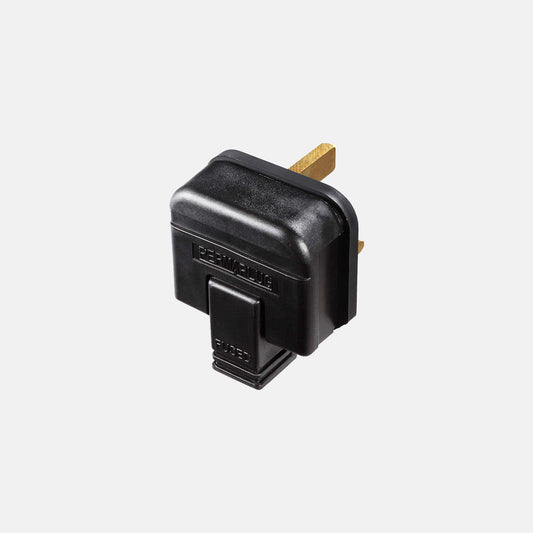 13A Heavy Duty Mains Plug – Black