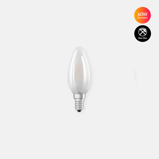 6w - 60w LED E14 2700k Frosted