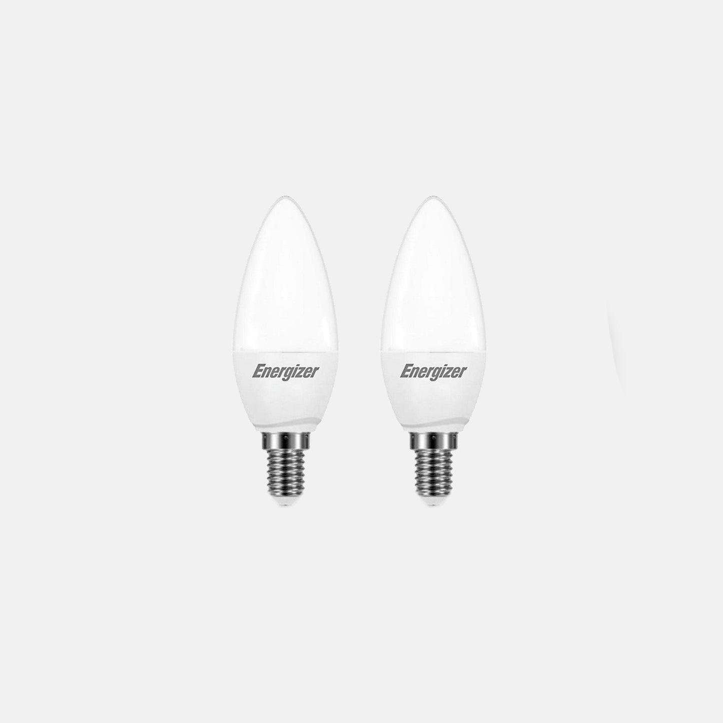 5.2W LED Frosted Candle BC / SES 3000K - 2 Pack