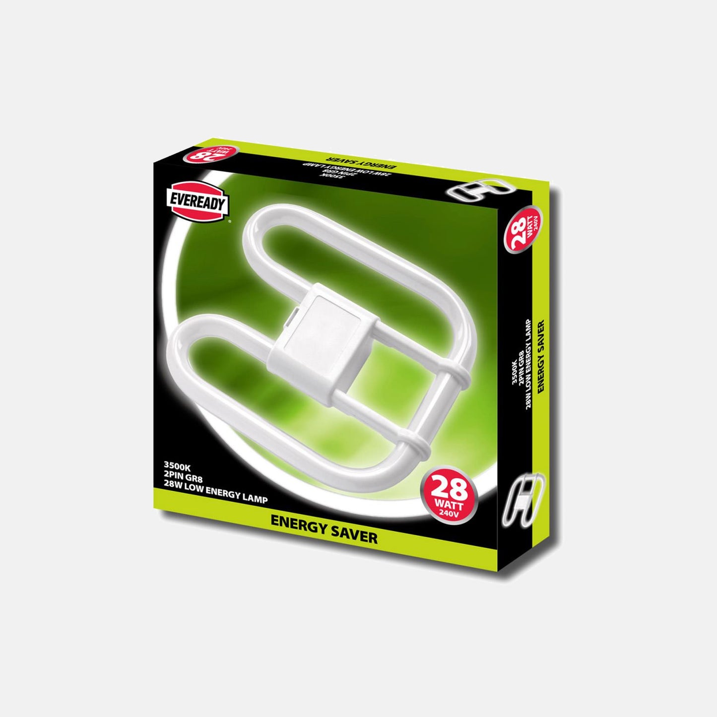 Eveready Energy Saving 2D Lamp - 28W 2 Pin 3500K