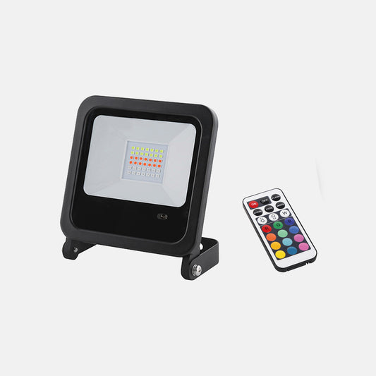 Integral 30W RGB IP65 Floodlight with Remote Control