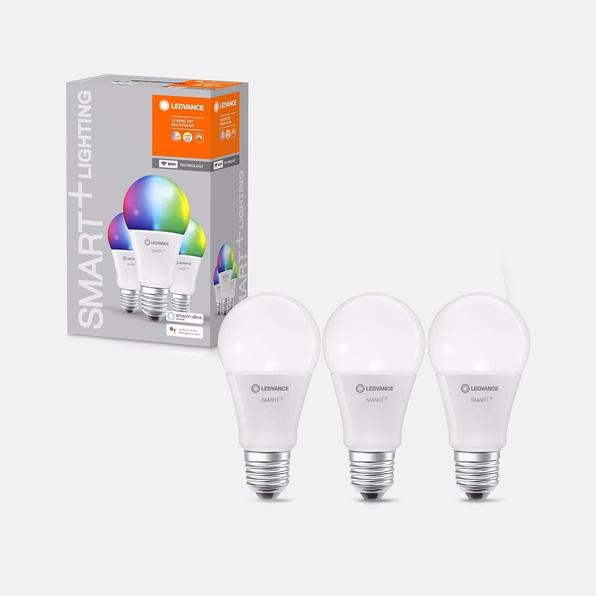 Ledvance Smart+ 9W RGB Wifi Classic A60 2700k - 6500k - 3 pack – simplebulbs