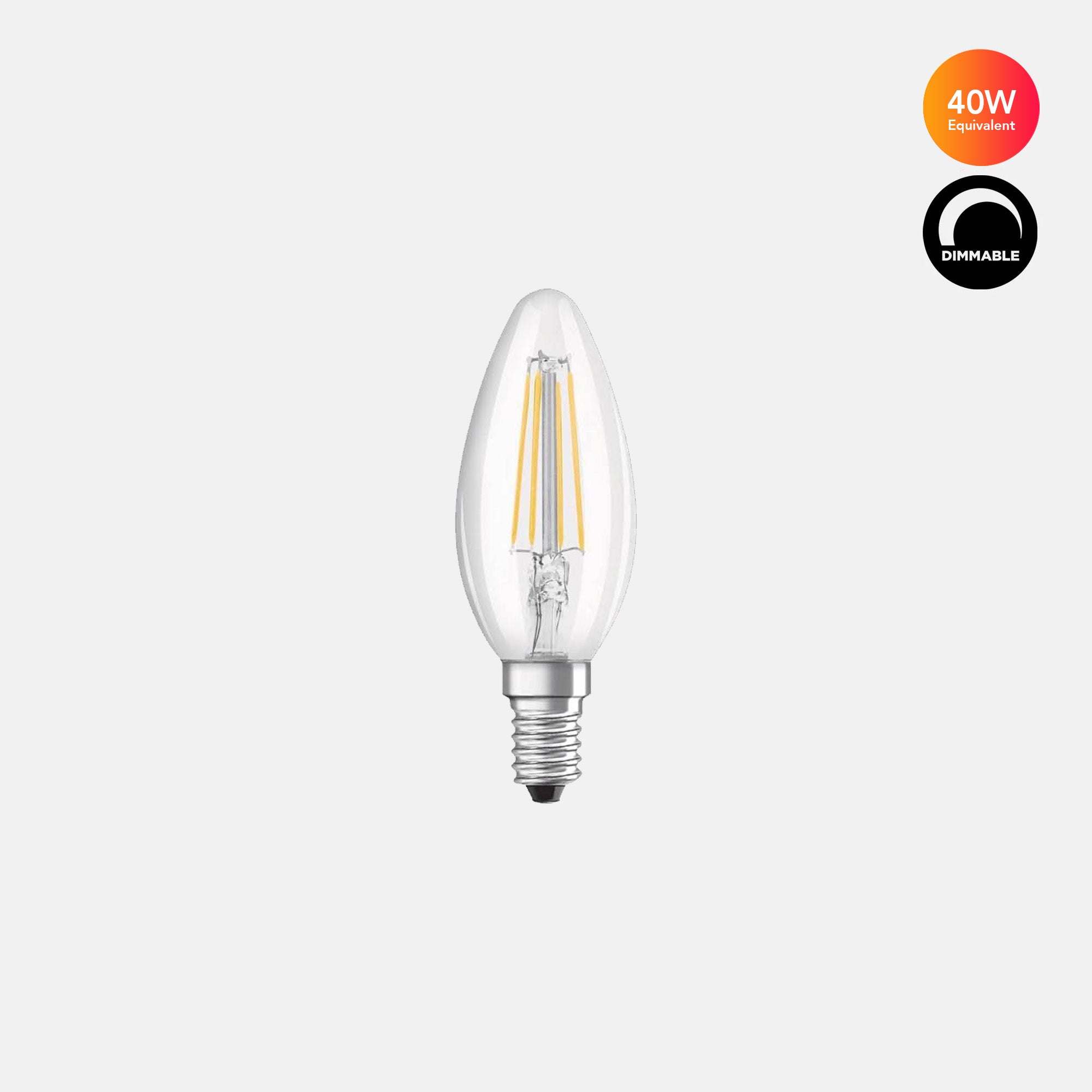 Philips E14 4.3w 470 Lumens 4000k LED Candle Bulb