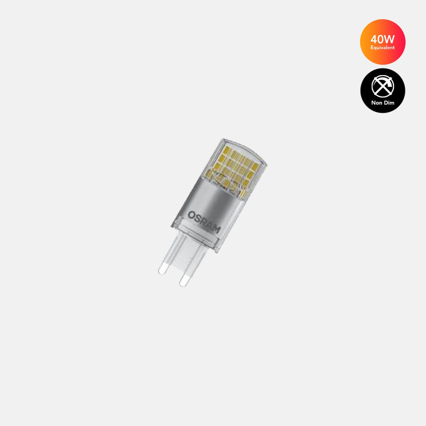 Osram 4.2W - 40W LED Star G9 2700K Non Dim