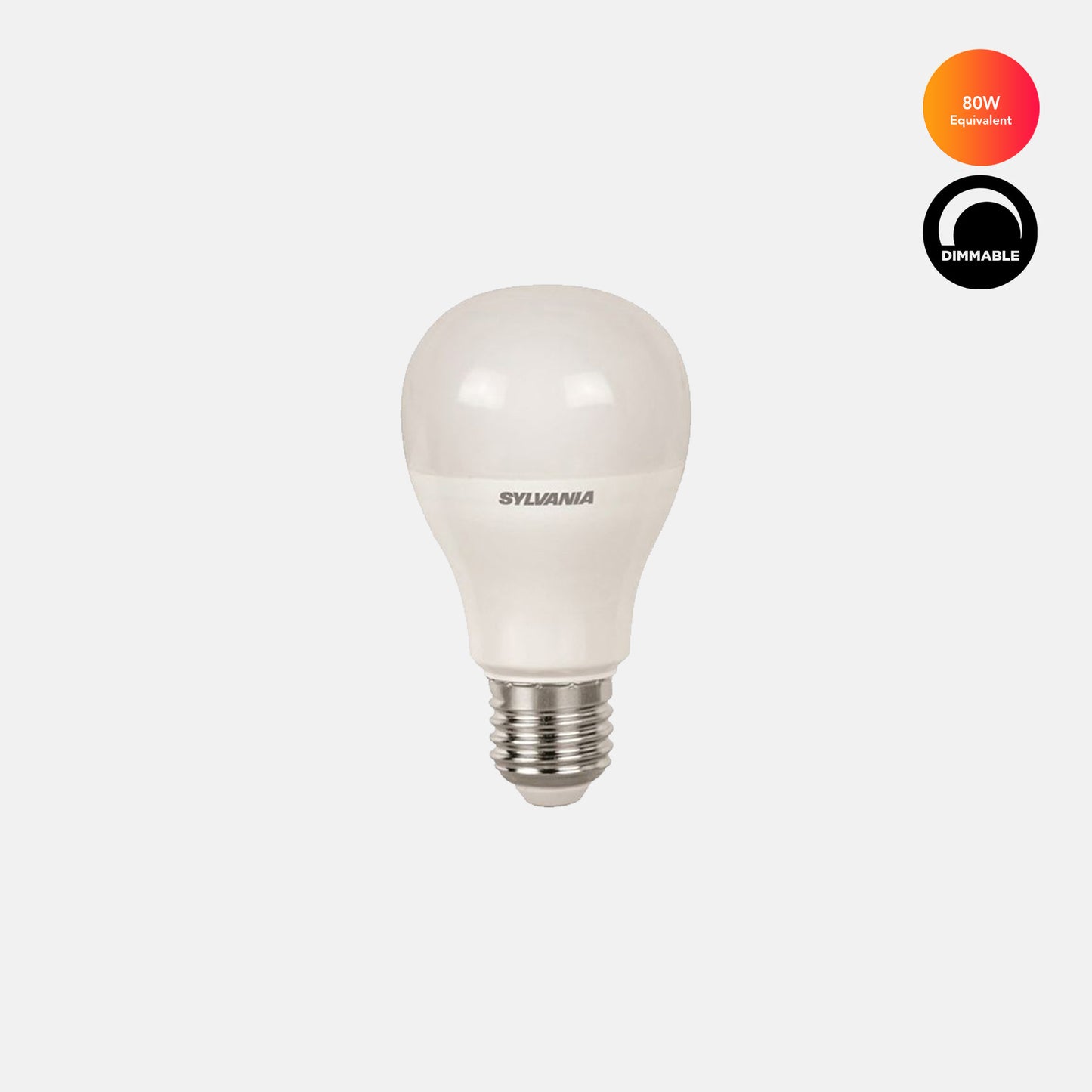 Sylvania 11W - 80W Toledo GLS A60 2700K E27 Warm White Dimmable